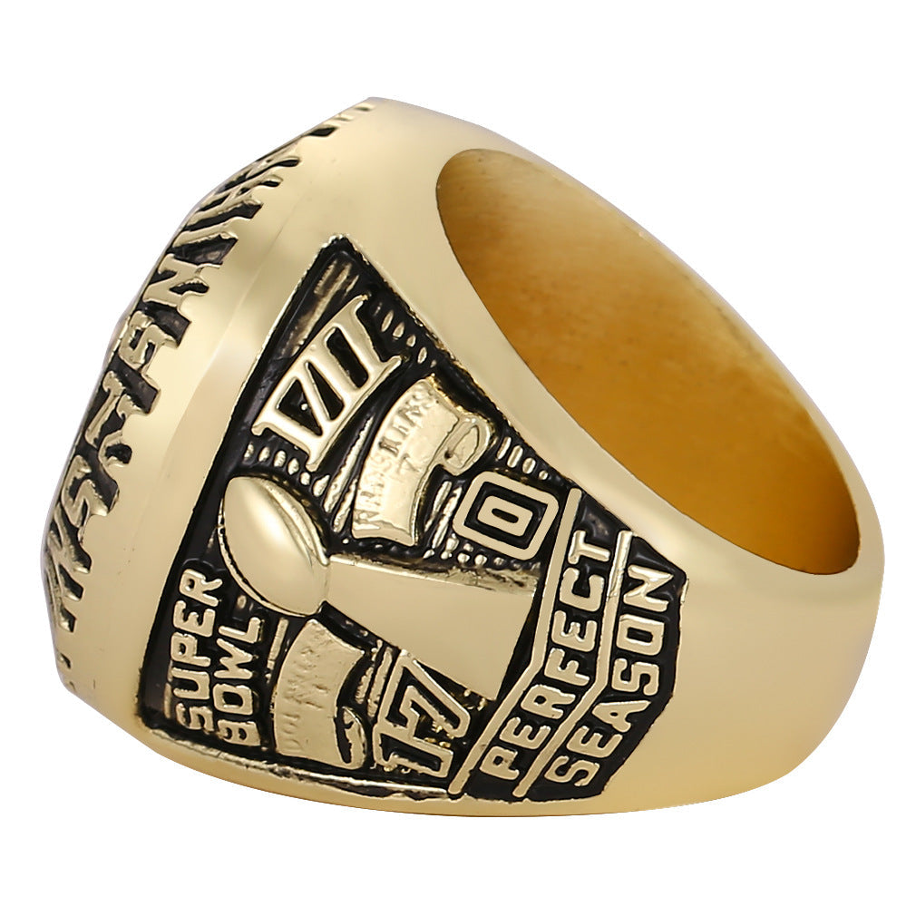1973 & 1974 Miami Back-to-Back Championship Ring & Trophy Set – Replica Ring Set for Collectors & Fans