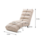 Massage Chaise Lounge Indoor, Ergonomic Electric Massage Lounger