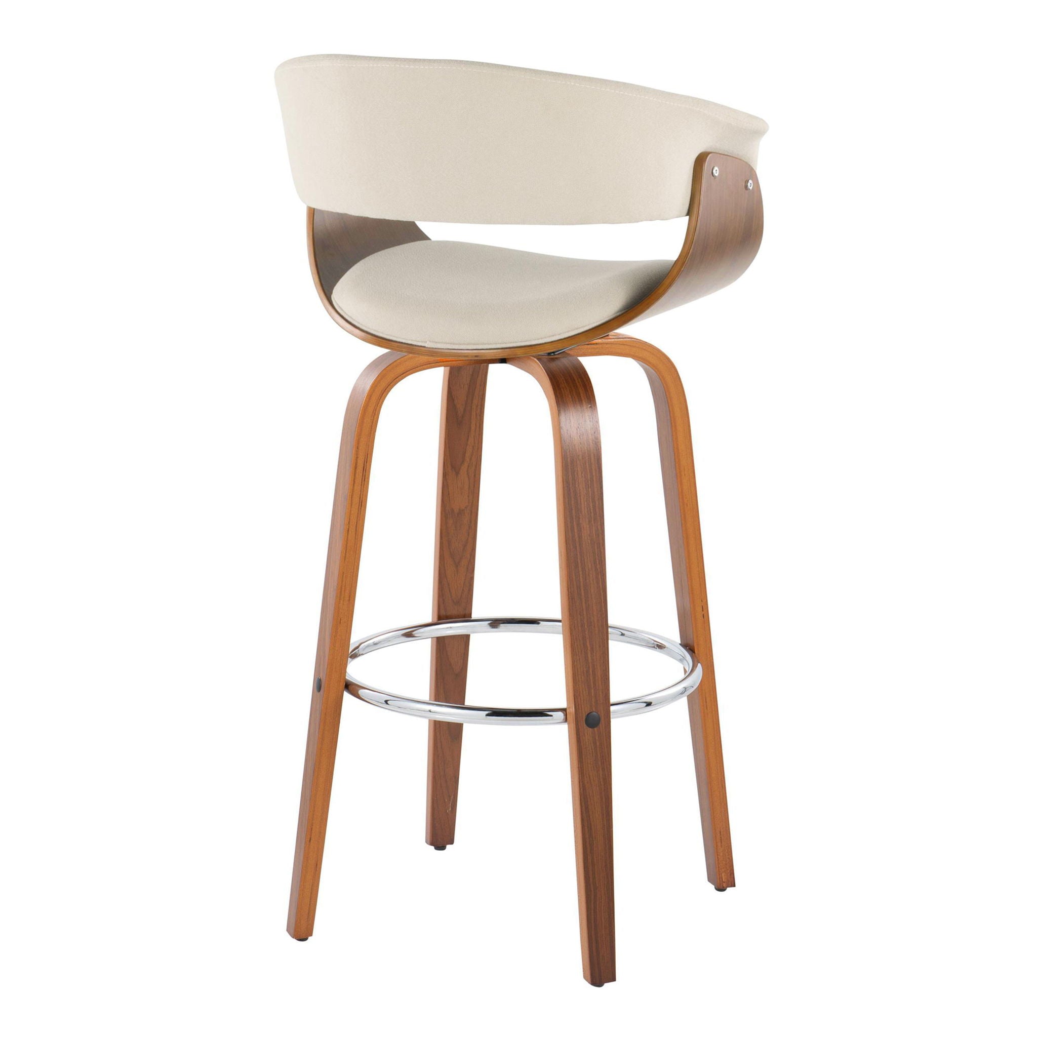 Vintage Mod - Mid Century Modern Fixed Height Barstool