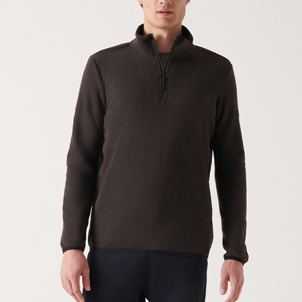 Alexis 1/4 Zip Fleece Sweater // Anthracite