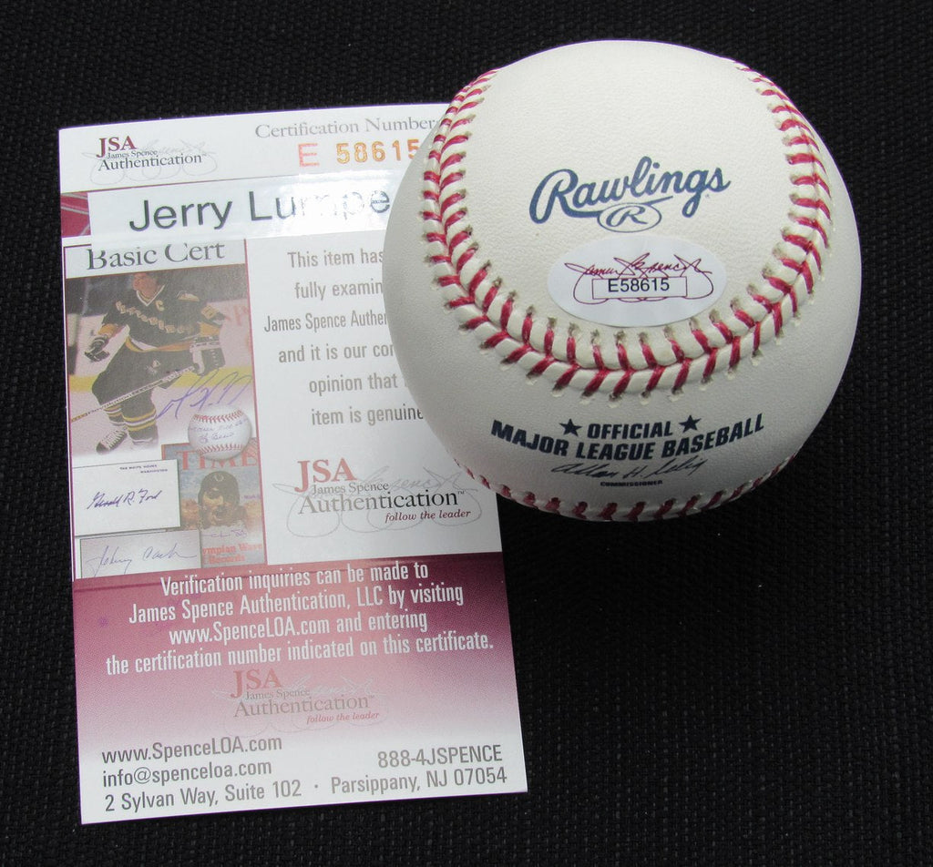 Jerry Lumpe Signed/Auto Yankees 100th OML Baseball JSA Inscr  186743