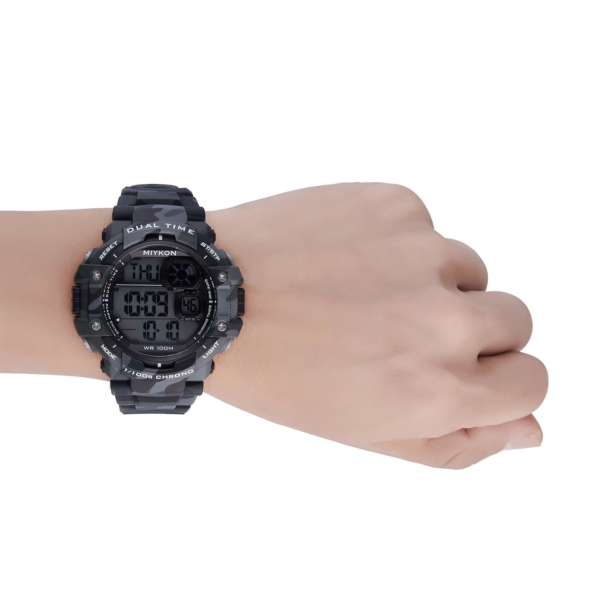 Miykon Men's Waterproof Digital Military Watch with Super Illuminator