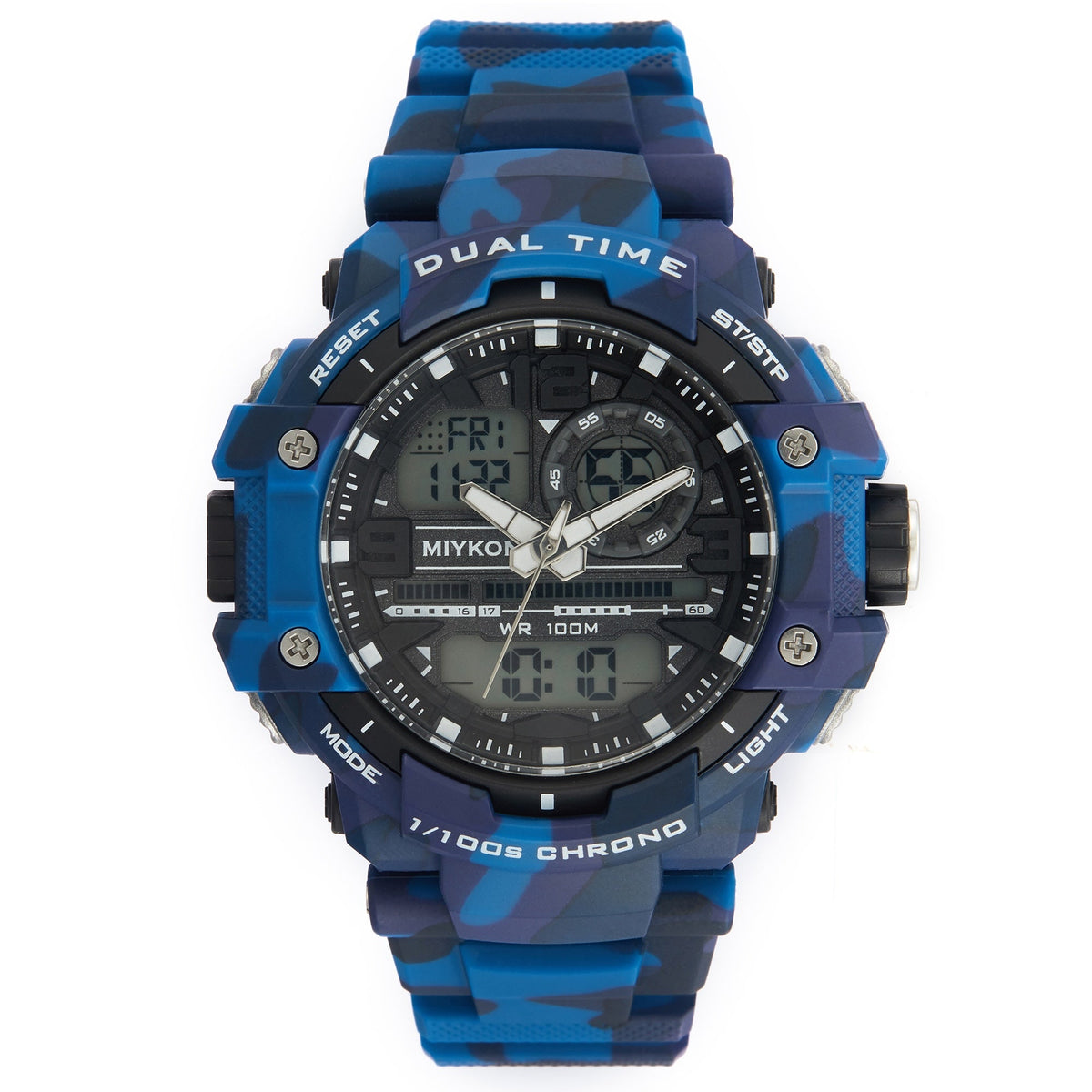 Miykon Men's Military Digital Watch with Super Illuminator 100M Waterproof