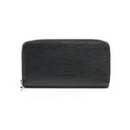 Louis Vuitton Epi Zippy Wallet Round-Zip-Wallet // Black