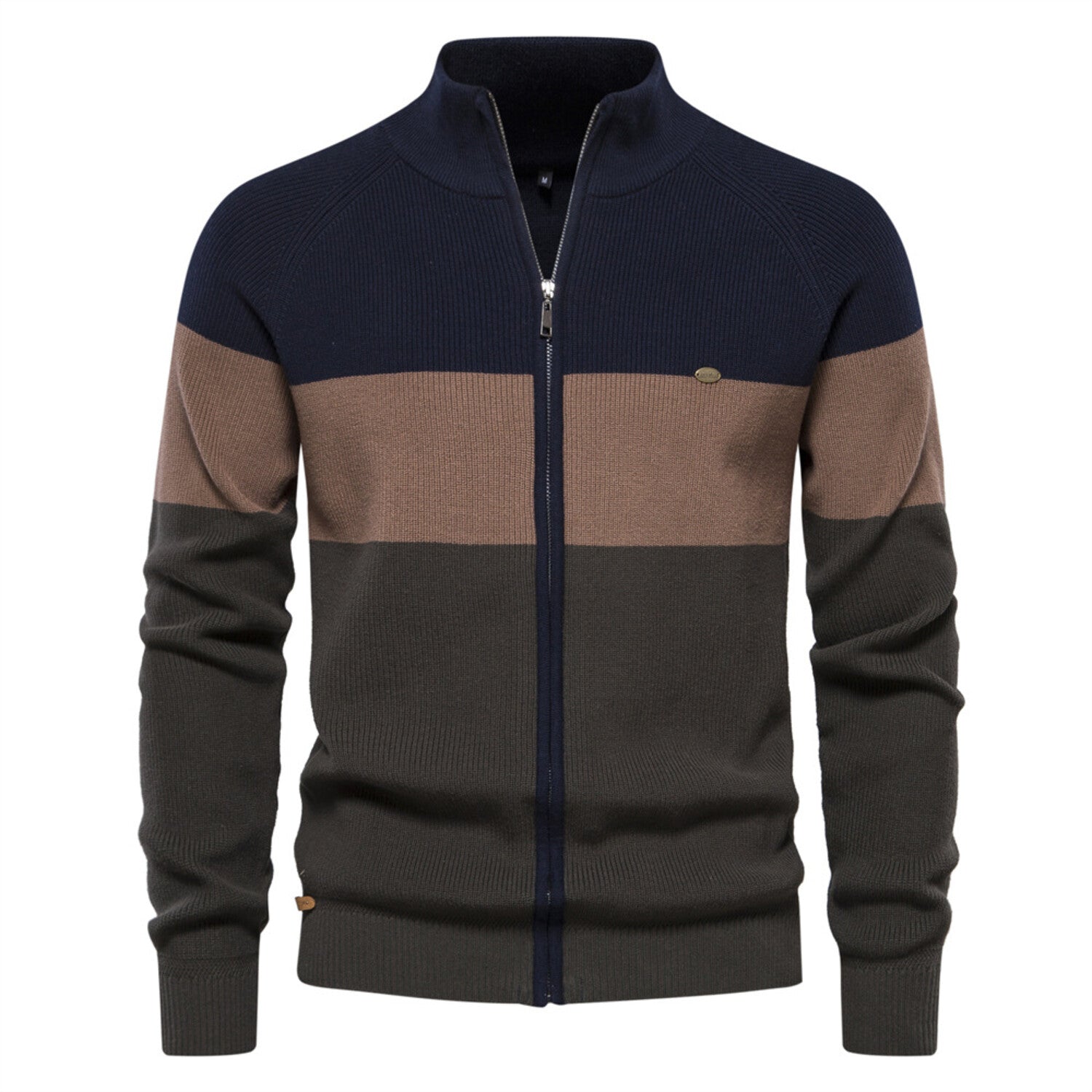 Zip-Up Cardigan // Navy Blue