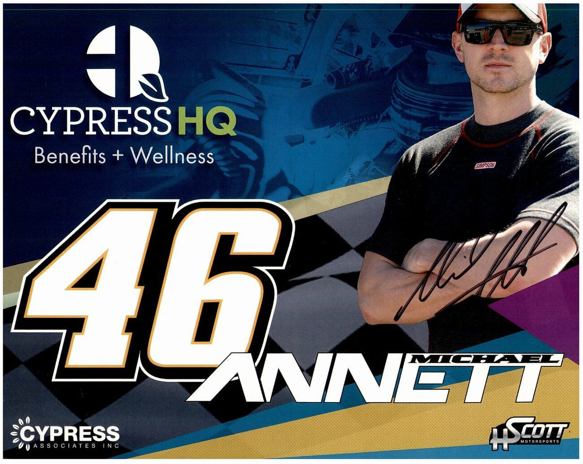 Michael Annett Nascar Racing Driver Signed/Autographed 8x10 Photo 153914