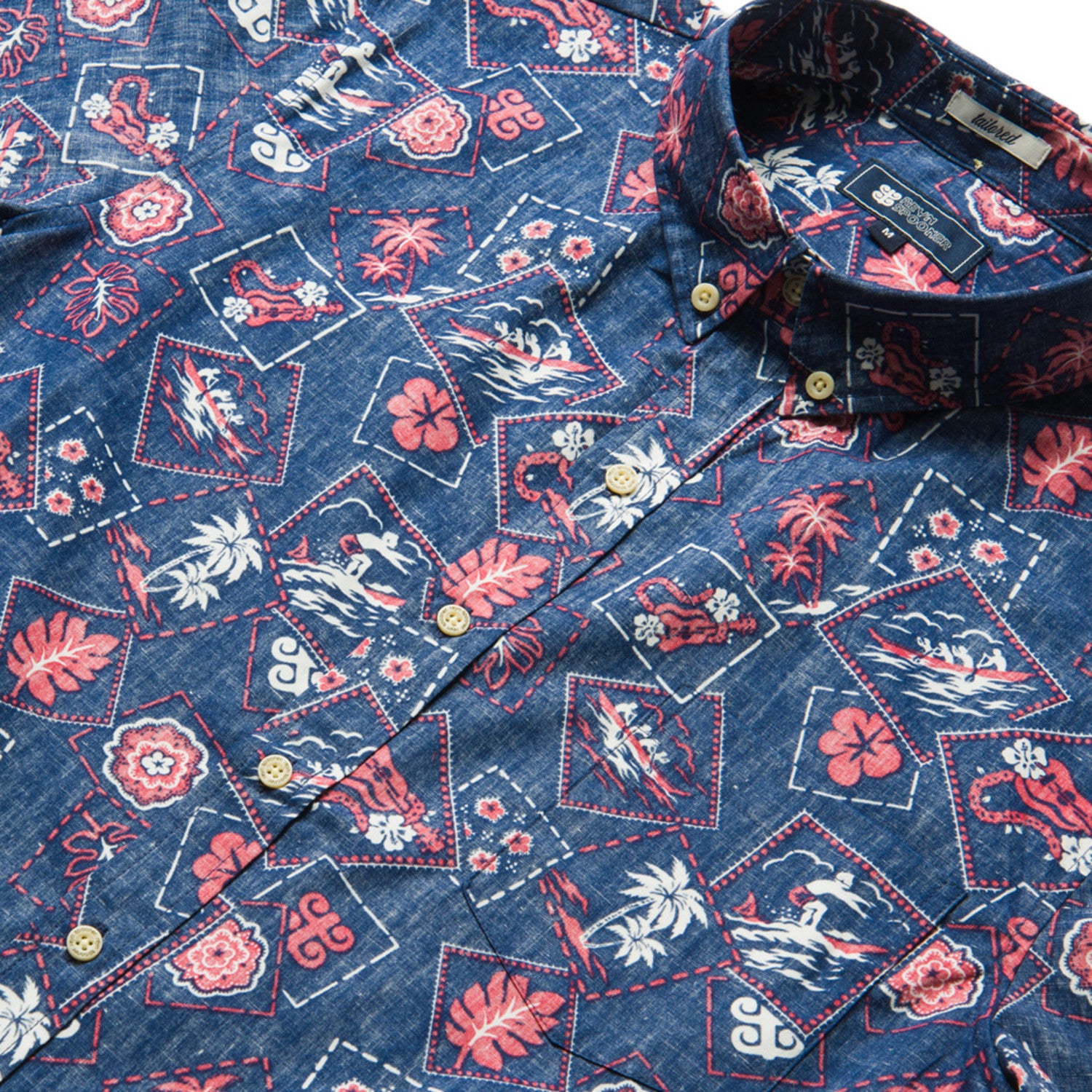 Patchwork Isles Tailored // Medieval Blue
