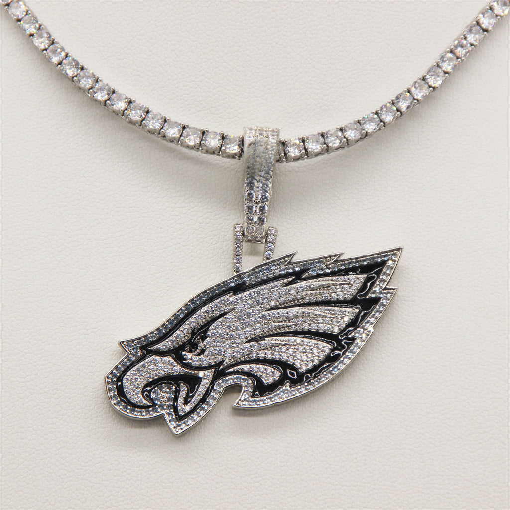 Philadelphia Eagles Zircon Pendant Necklace – Perfect Fan Gift for Game Day & Holidays