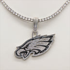 Philadelphia Eagles Zircon Pendant Necklace – Perfect Fan Gift for Game Day & Holidays