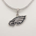Philadelphia Eagles Zircon Pendant Necklace – Perfect Fan Gift for Game Day & Holidays