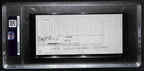 Johnny Unitas HOF Signed/Auto 2000 Bank Check Colts PSA/DNA MINT 9 192616