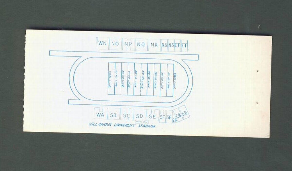 Xavier vs Villanova Ticket Stub 1964 142219
