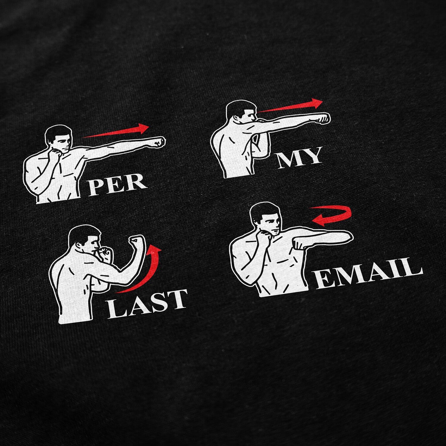 Per My Last Email T-Shirt // black