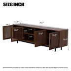 TV Stand For TVs, With Closed Storage - Walnut