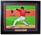 Shane Bieber Indians Signed/Autographed 16x20 Photo Framed Beckett 157171