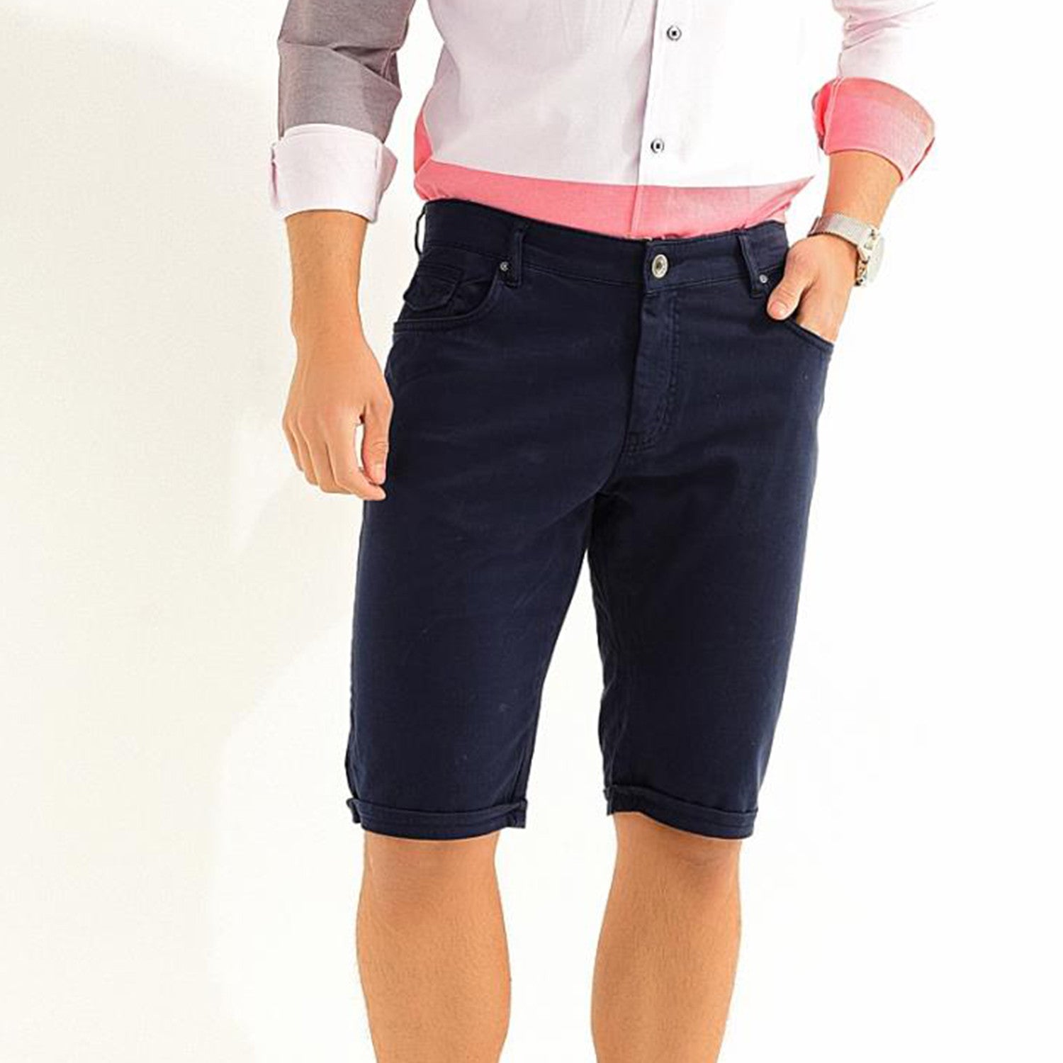 Five Pocket Short // Navy Blue
