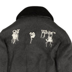 Gray Logo Pivot Aviator Jacket