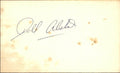Dell Alston Yankees/A's/Indians Signed/Autographed 3x5 Index Card 162594