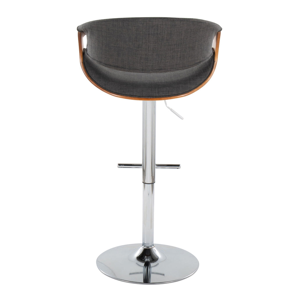 Curvo - Mid Century Modern Adjustable Barstool With Swivel (#2)