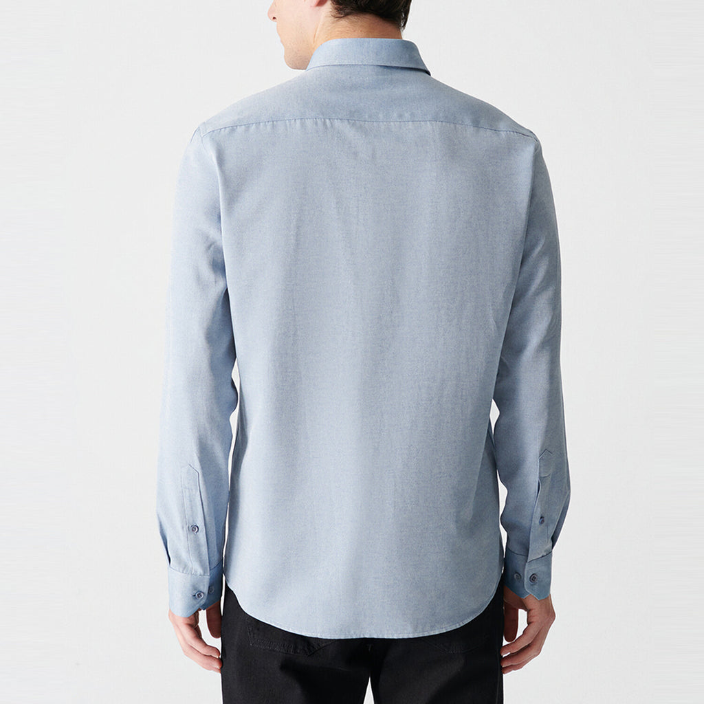 Oxford Regular Fit Shirt // Dark Blue