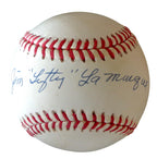 Jim "Lefty" LaMarque Autographed OAL Negro League Baseball KC Monarchs JSA179591
