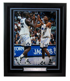 Shaquille Shaq O'Neal/Penny Hardaway Autographed 16x20 Photo Magic Framed JSA361