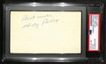 Andy Phillip HOF Signed/Auto 3x5 Index Card Philadelphia Warriors PSA/DNA 188563