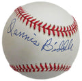 Dennis Biddle Signed ONL Baseball Negro League Chicago American Giants PSA/DNA