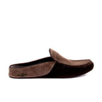 Men's Leather Suede Slip On Loafers // Brown