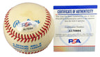 Warren Peace Autographed OAL Baseball Negro Leagues Newark Eagles JSA 180301