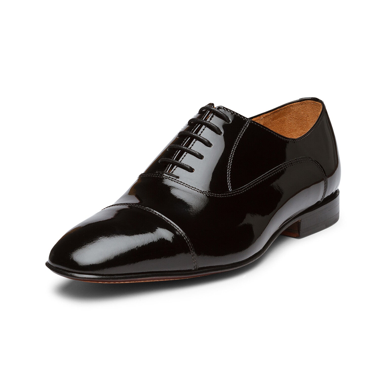 Captoe Oxford // Black Patent Leather