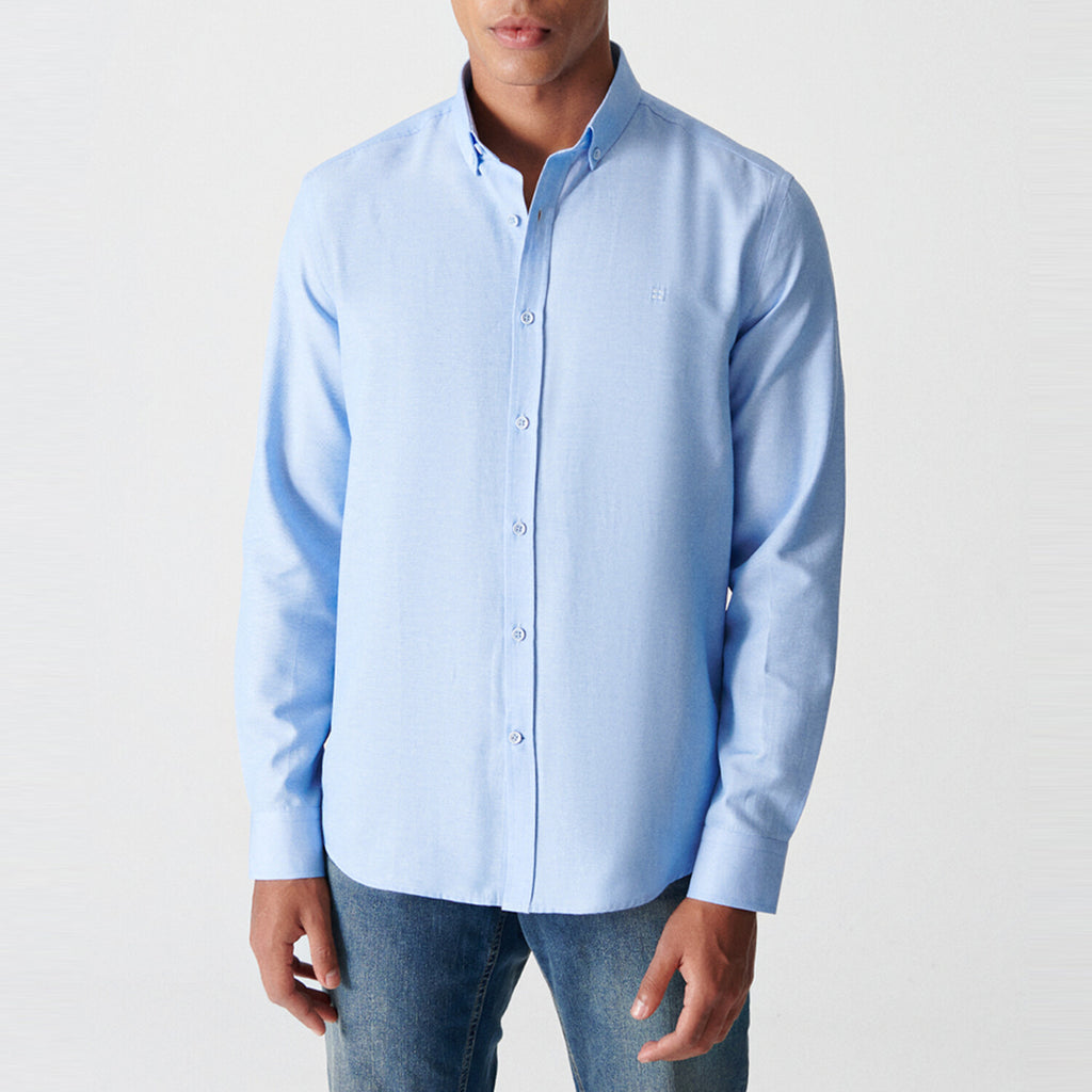 Oxford Regular Fit Shirt // Blue
