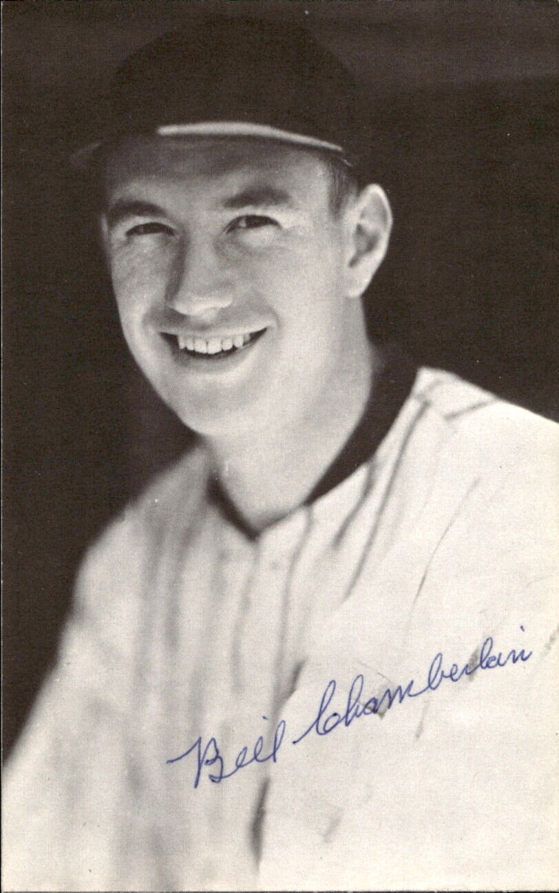Bill Chamberlain White Sox d. 1994 Signed/Auto 3x5  Photo 178121