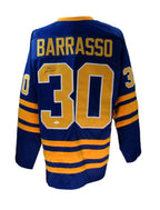 Tom Barrasso Autographed Custom Hockey Jersey Buffalo Sabres JSA 180675