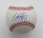 Ezequiel Carrera Autographed OML Baseball Cleveland Indians 180083