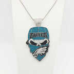 Newest Sports Team Logo Bandit Skull  Pendant Necklace – Iced Out Hip Hop Jewelry for True Fans