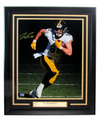 Pat Freiermuth Autographed 16x20 Photo Pittsburgh Steelers Framed Beckett 192918