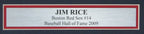 Jim Rice HOF Boston Red Sox Signed/Autographed 8x10 Photo Framed JSA 166680