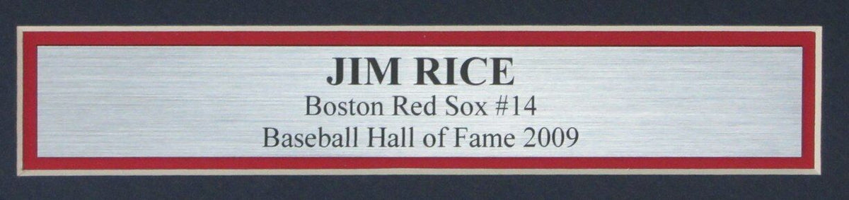 Jim Rice HOF Boston Red Sox Signed/Autographed 8x10 Photo Framed JSA 166680