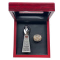 Tampa Bay Buccaneers Championship Ring & Trophy Set – 2003 & 2021 Collectible with Display Box