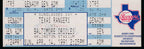 Nolan Ryan Rangers Full Ticket April 14, 1991 Rangers vs. Orioles 303 Wins186491