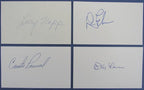 Lot of (8) Signed/Inscribed 3x5 Index Cards Baseball Players 190258