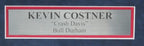 Kevin Costner Signed Baseball Jersey "Bull Durham" Framed PSA/DNA 185644