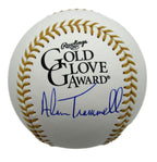 Alan Trammell HOF Autographed Rawlings Gold Glove Award Baseball Tigers JSA