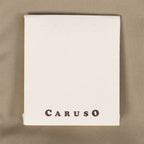 3 Roll 2 Button Trim Fit Cotton Suit // Tan