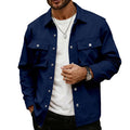 Button-Up Shacket // Navy