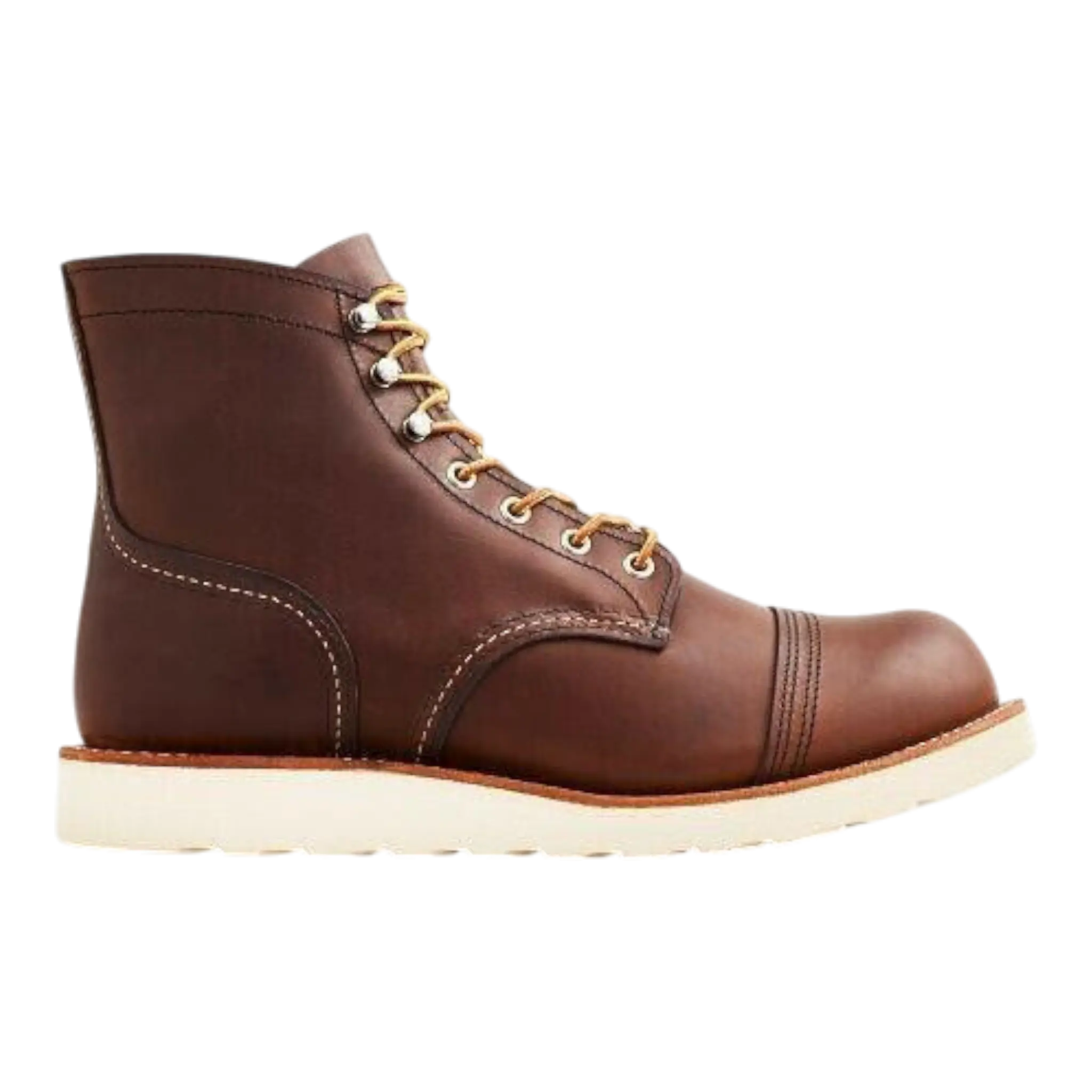 Red Wing Iron Ranger Traction Tred Men's Boots — Amber Harness Brown. Leather
