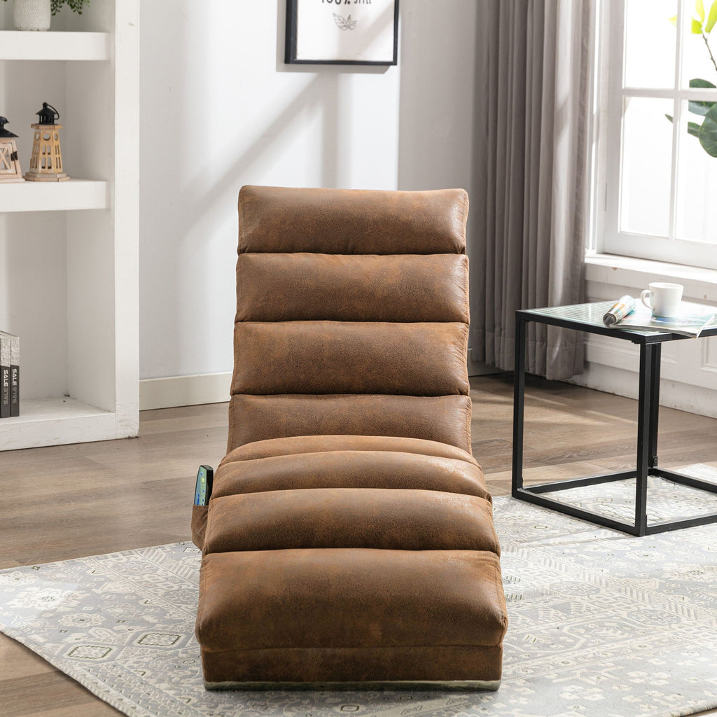 Massage Chaise Lounge Indoor, Ergonomic Electric Massage Lounger