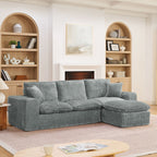 Sectional Sofa With Moveable Ottoman