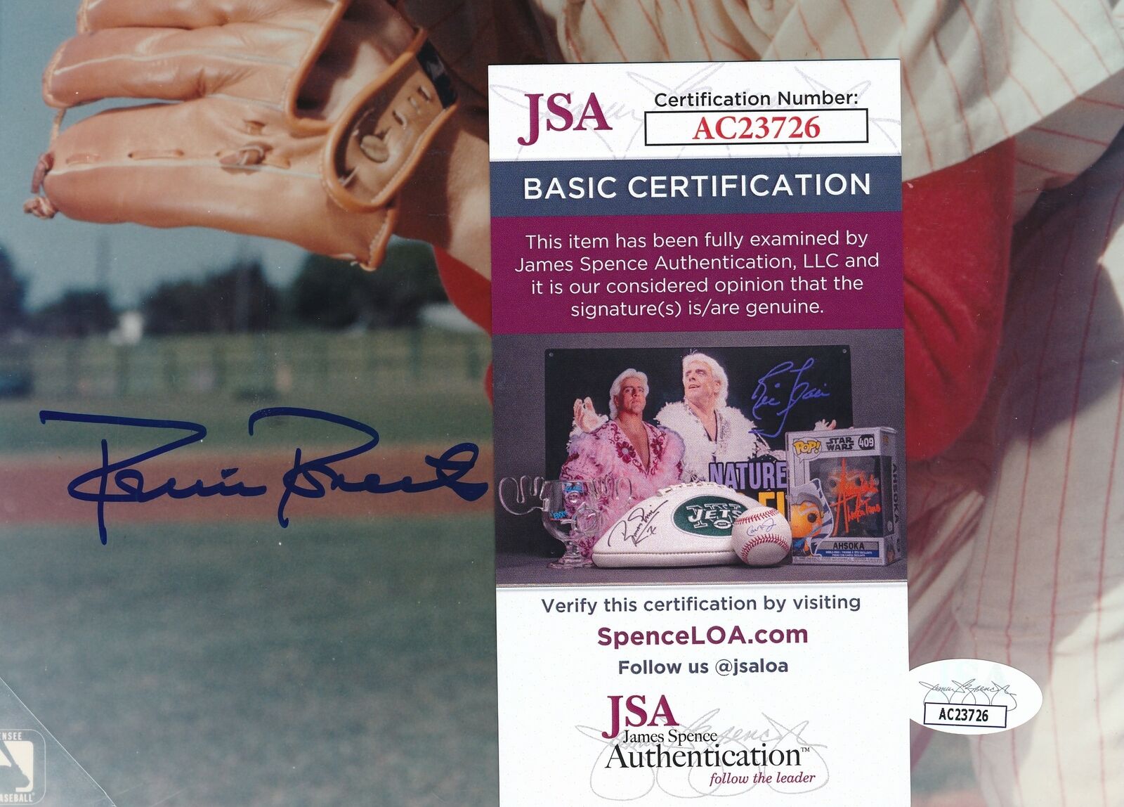 Robin Roberts HOF Autographed 8x10 Photo Philadelphia Phillies JSA